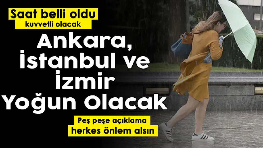 İstanbul, Ankara ve İzmir saati belli oldu! Çok yoğun geliyor: Herkes bir an önce önlem alsın