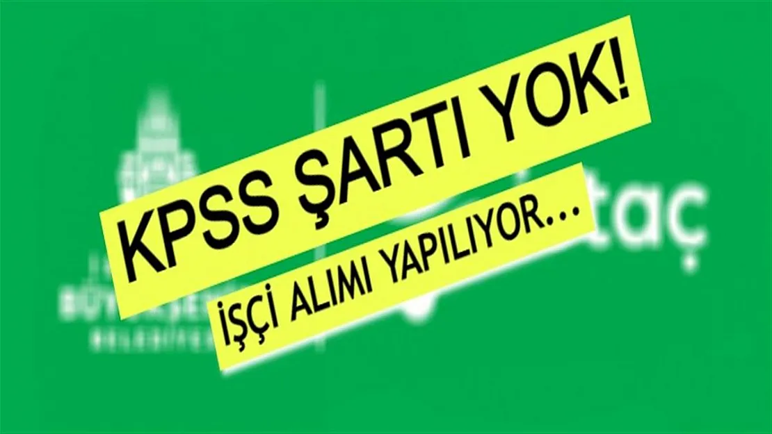 İstanbul Çevre Yönetimi İşçi Alıyor! Daimi 35 İşçi Alınıyor! KPSS Şartı Yok!