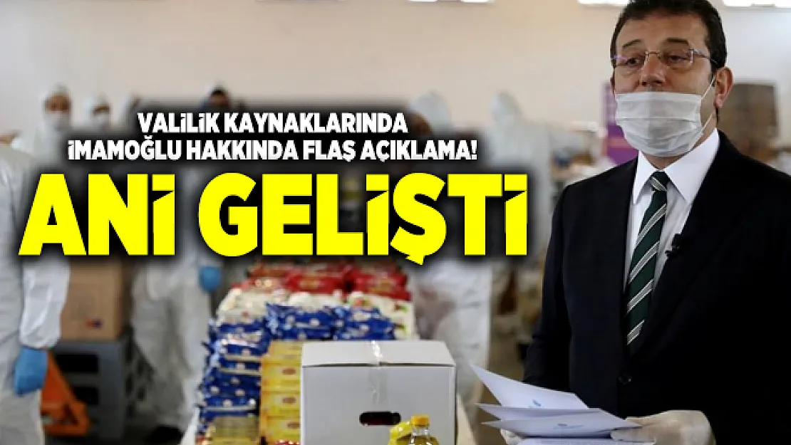 İstanbul Corona virüs toplantısına İmamoğlu çağrılmadı! Valilik kaynaklarından ilk açıklama geldi