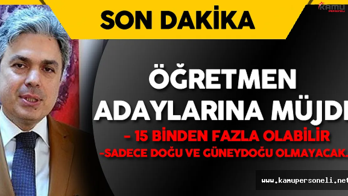 İstanbul İl Milli Eğitim Müdürü Yelkenci'den Öğretmen Adaylarına Müjdeli Haber