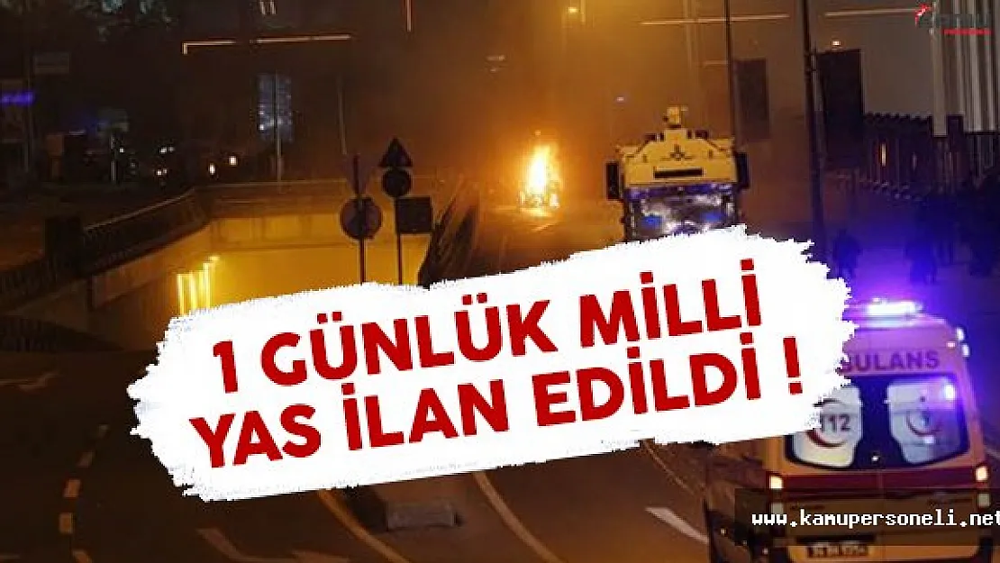 İstanbul saldırısı nedeniyle 1 gün milli yas ilan edildi