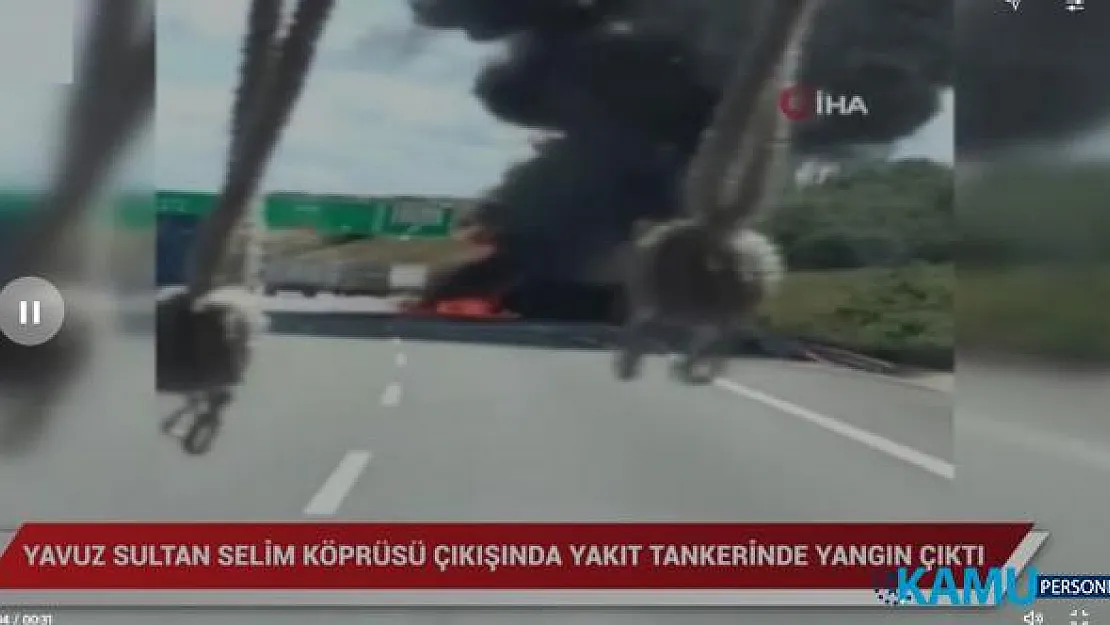 İstanbul Yavuz Sultan Selim Köprüsü çıkışında son dakika büyük patlama!