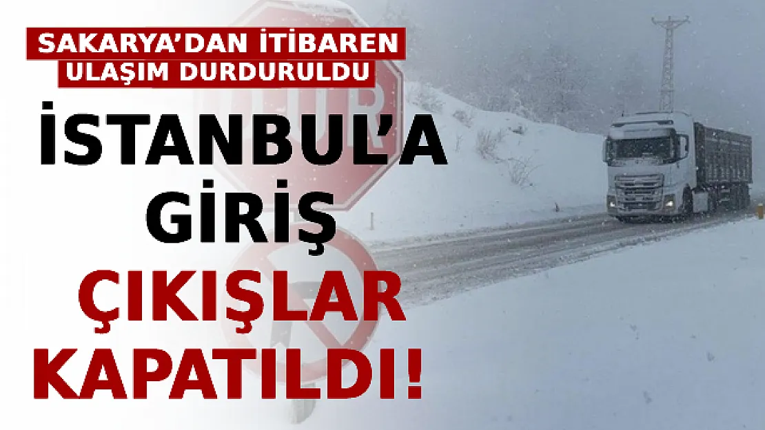 İstanbul'a Giriş Çıkışlar Kapatıldı! Sakarya'dan İtibaren Ulaşım Durduruldu