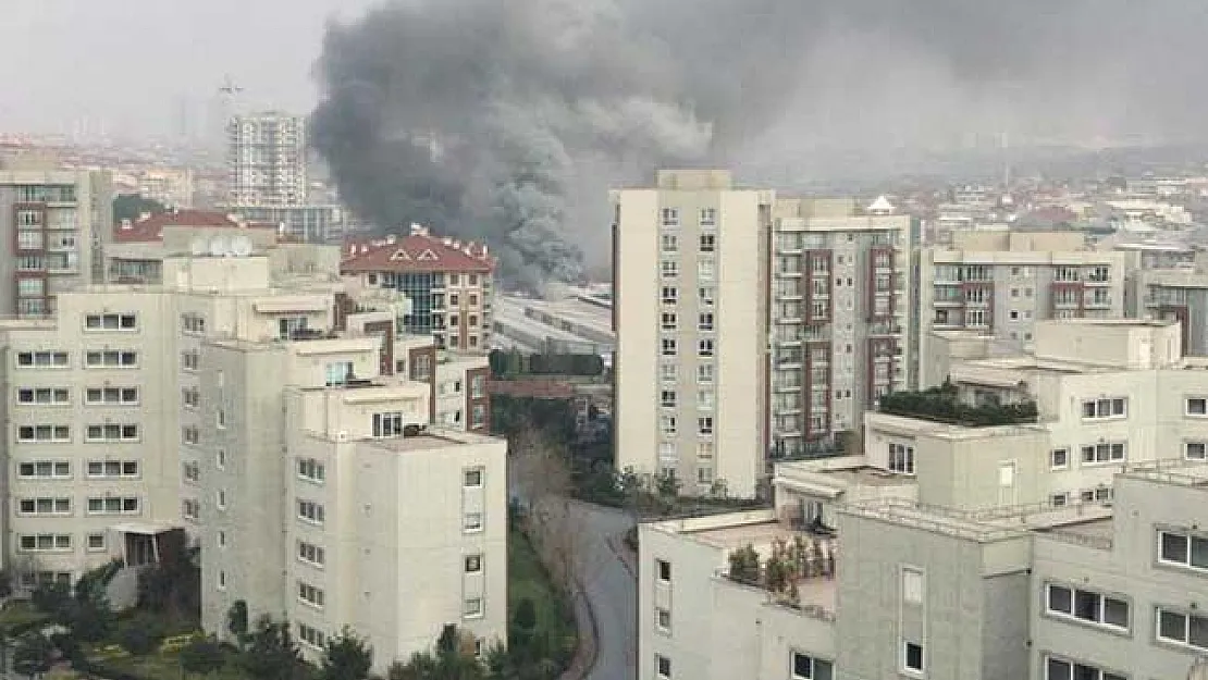 İstanbul'da Bira Fabrikasında Yangın Çıktı