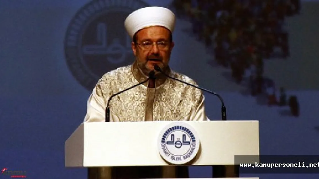 İstanbul'da Ki Terör Saldırısı Hakkında Diyanet İşleri Başkanı Açıklaması
