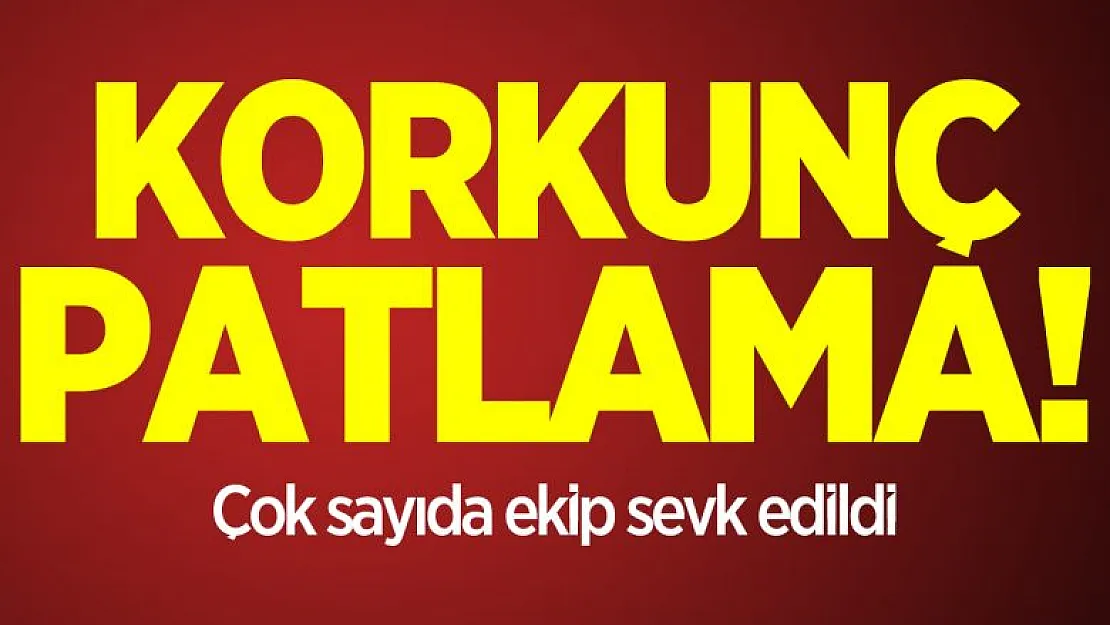 İstanbul'da patlama oldu! Çok sayıda ekip müdahale etti: Yaralılar var