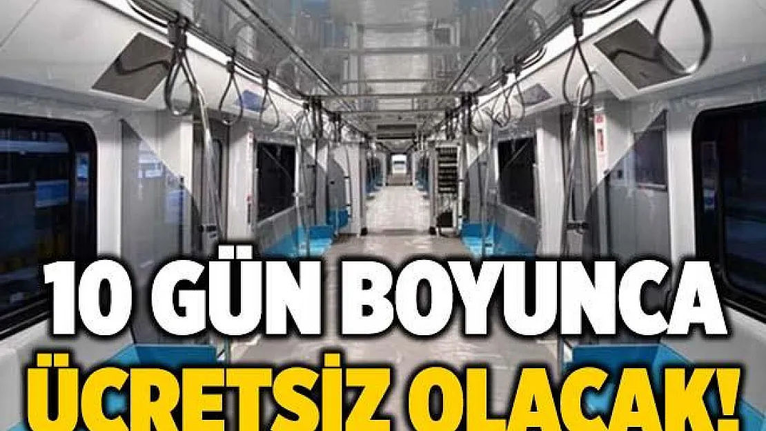 İstanbullulara metro müjdesi! 28 Ekim'de açılıyor, 10 gün boyunca ücretsiz olacak!
