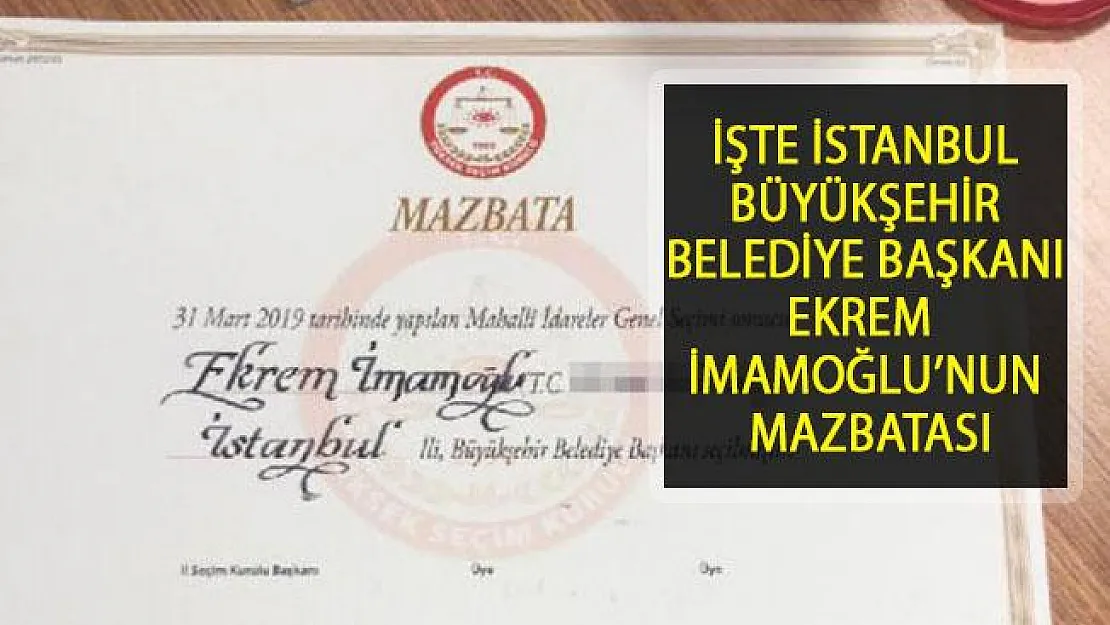İşte Günlerdir Konuşulan Mazbata!