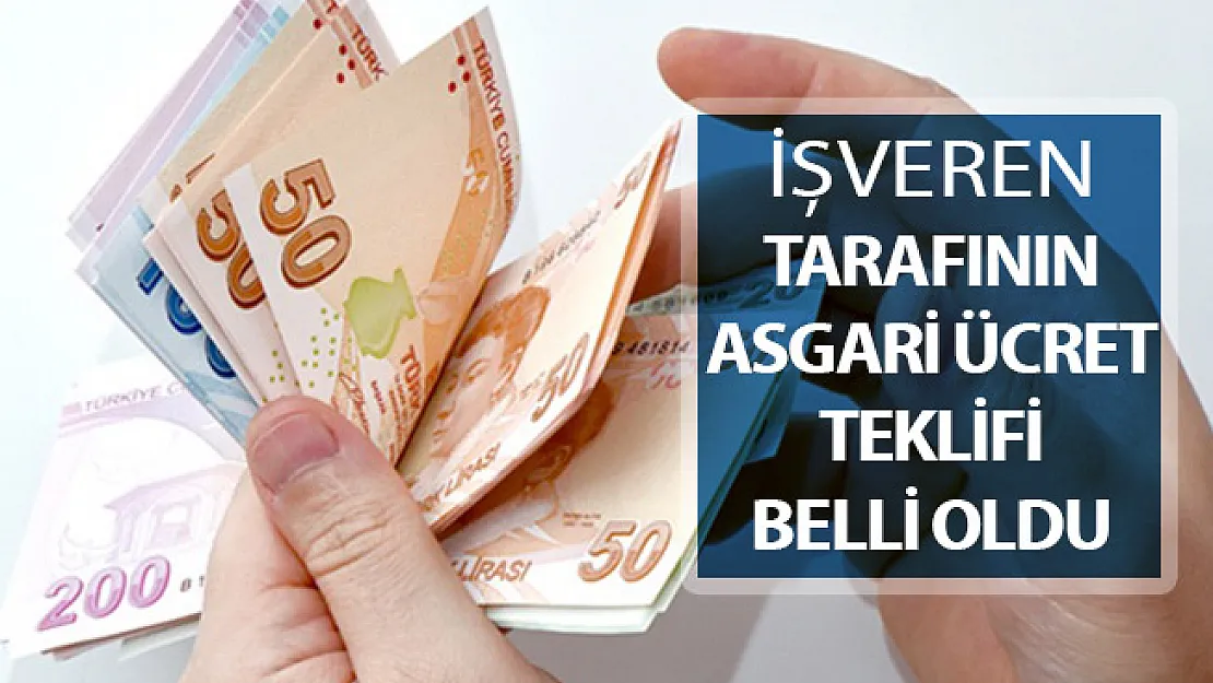 İşverenlerin Asgari Ücret Teklifi Belli Oldu !