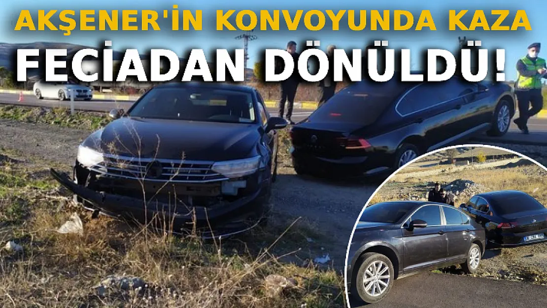 İYİ Parti Lideri Akşener'in Konvoyunda Kaza: Faciadan Dönüldü