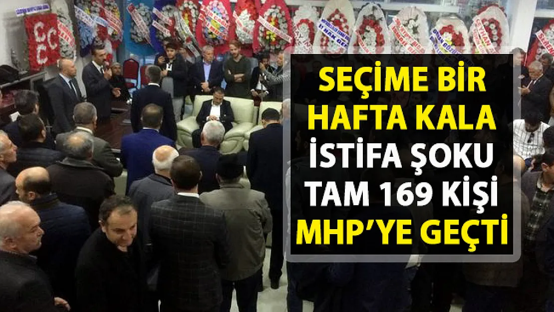 İYİ Partiden 169 kişi istifa edip MHP'ye geçti