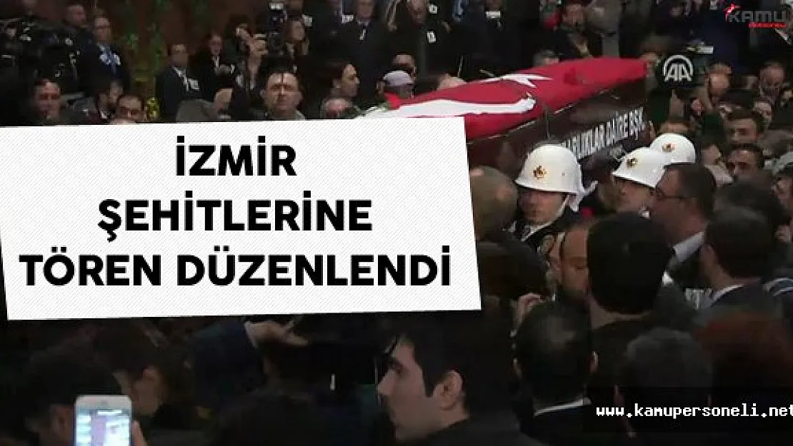 İzmir Adalet Sarayı'nda Şehit Olan Fethi Sekin Ve Adliye Çalışanı Musa Can İçin Tören Düzenlendi