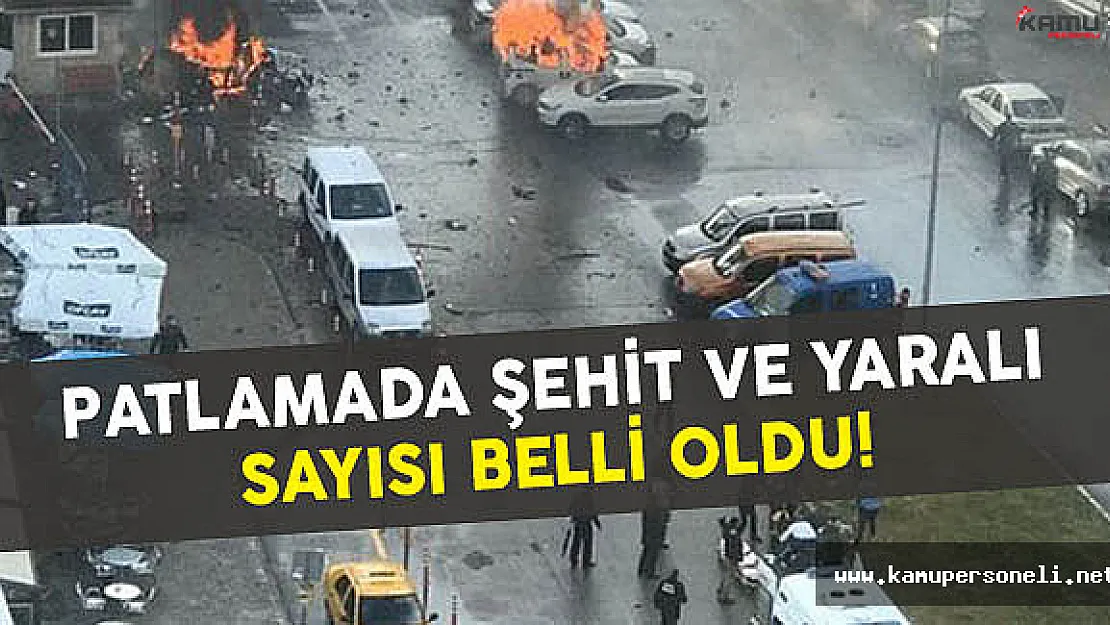 İzmir Adliyesi Önündeki Patlamada Şehit ve Yaralı Sayısı Belli Oldu