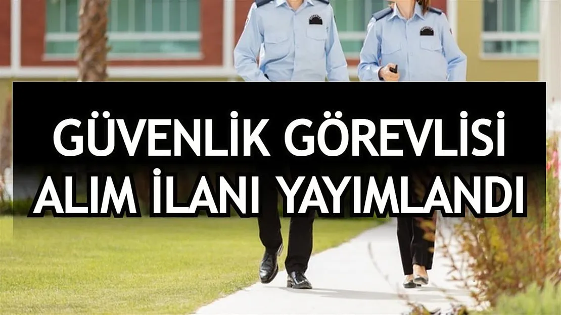 İzmir Büyükşehir Belediyesi güvenlik görevlisi alımı yapacak