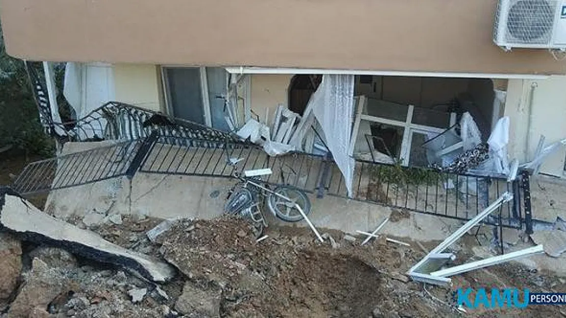 İzmir'de facianın eşiğinden dönüldü! 28 ailenin kaldığı apartman çöktü!