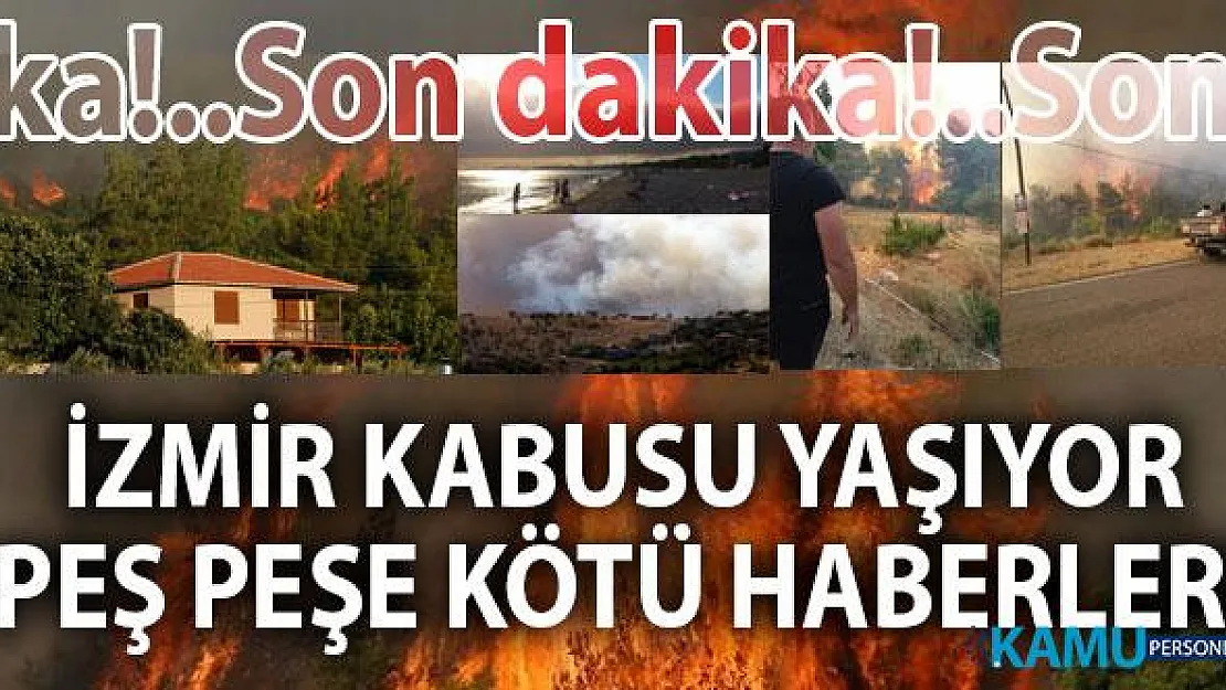 İzmir'de son dakika yangın haberleri! Urla ve Karabağlar'daki yangında son durum