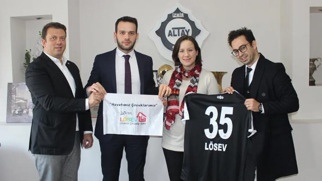 İzmir'in köklü Spor Kulübü Altay, LÖSEV ile İş birliğine imza attı