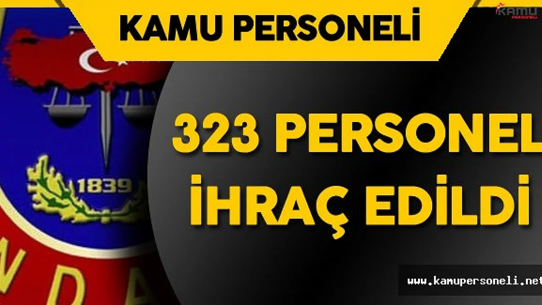 Jandarma 'da 12 'si Albay 323 Personel Kamudan İhraç Edildi