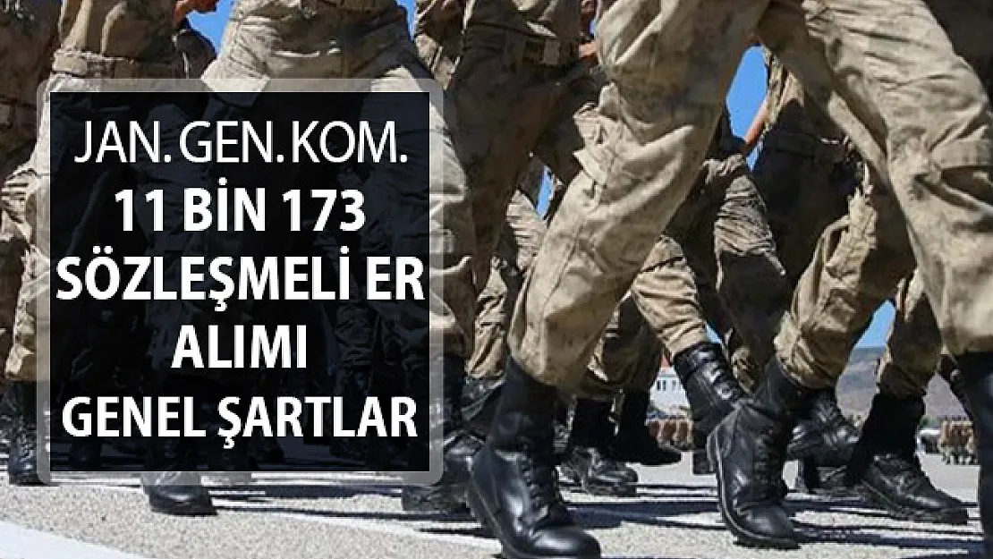 Jandarma Genel Komutanlığı 11 Bin 173 Sözleşmeli Er Alınacak ! İşte Genel Başvuru Şartları