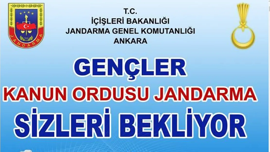 Jandarma 1.640 personel alımı başvuruları yarın başlıyor!