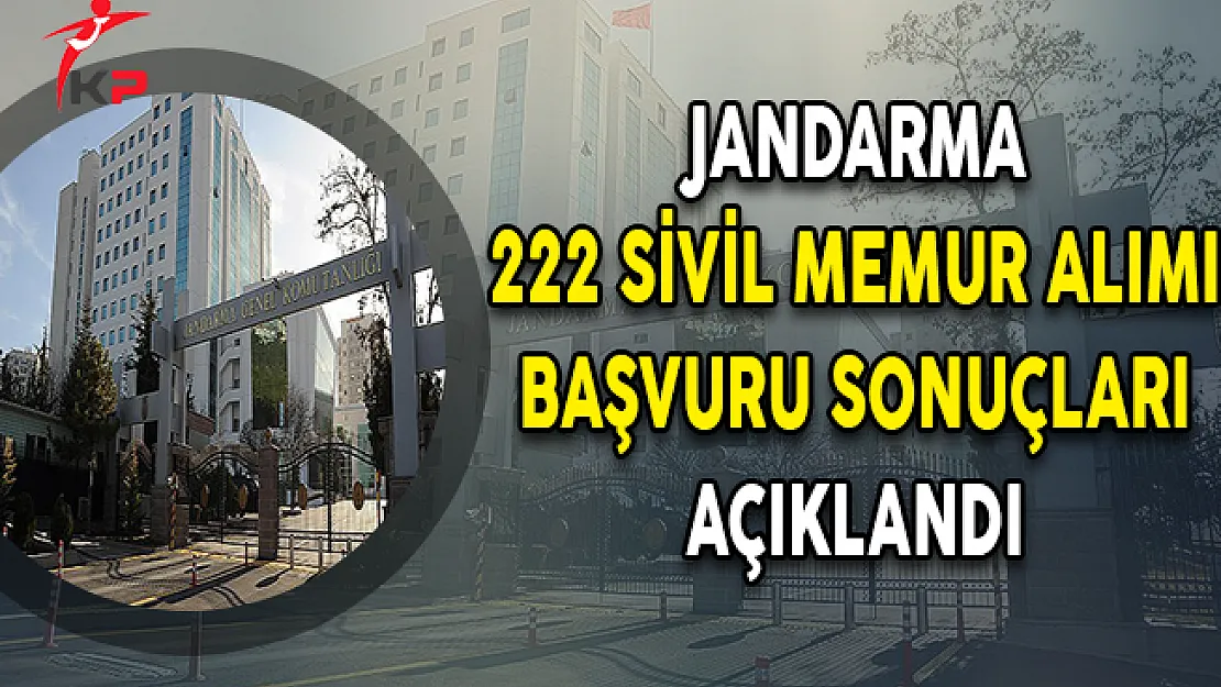 Jandarma Genel Komutanlığı 222 Sivil Memur