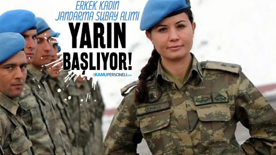 Jandarma subay alımı 2020 yarın başlıyor! Erkek kadın Jandarma subay alımı başvuru şartları belli oldu!
