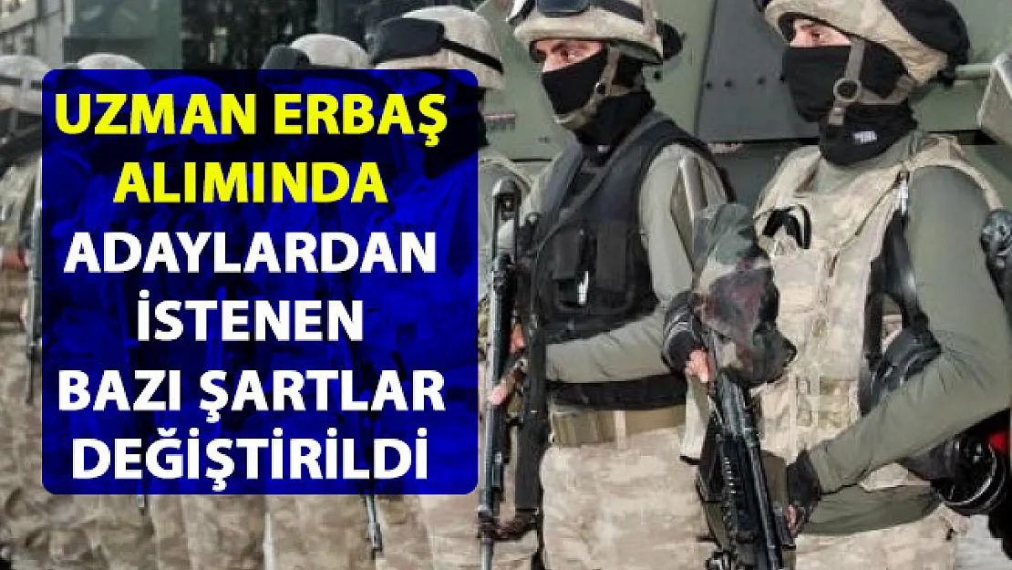 Jandarma Uzman Erbaş Alımları ile ilgili yeni gelişme! Aranan şartlarda bazı değişikliğe gidildi