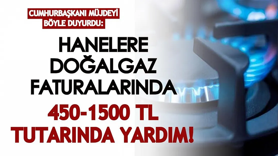 Kabaran faturalardan sonra müjde resmen duyuruldu: Hanelere 450-1500 TL arası fatura yardımı yapılacak!