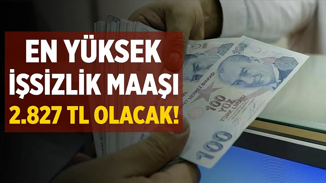 Kabul edilirse en yüksek işsizlik maaşı 2.827 TL olacak!
