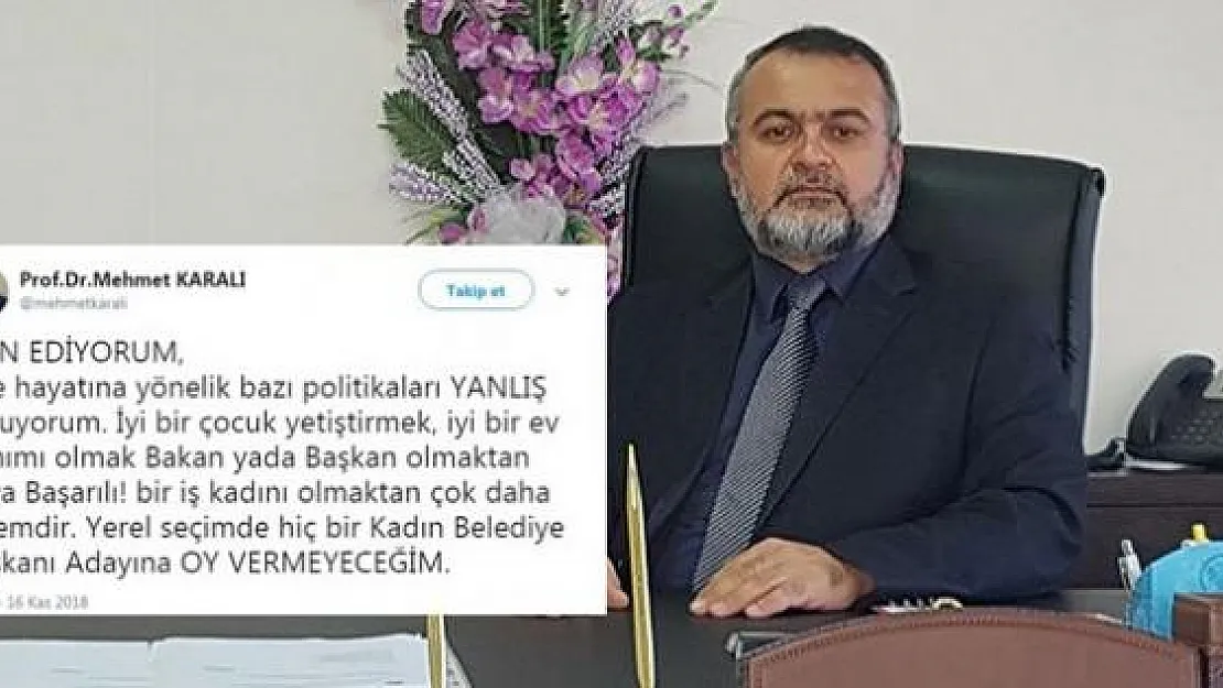 Kadın ayrımcılığı yapan Dekan'a tepkiler büyüyor