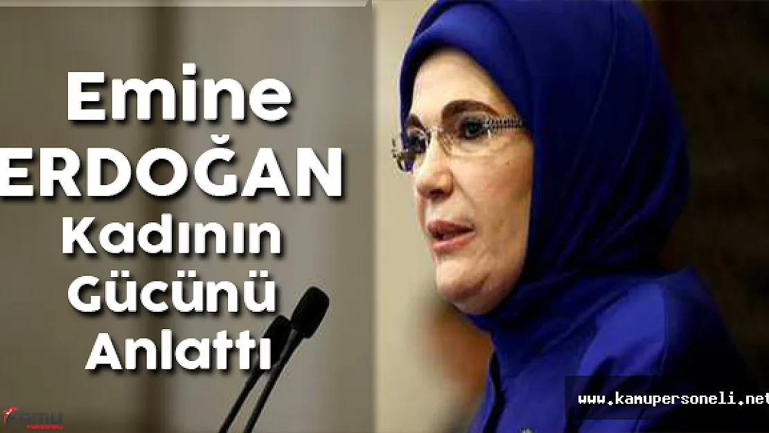 Kadın Girişimciler Zirvesi'nde Emine ERDOĞAN Kadının Gücünü Anlattı