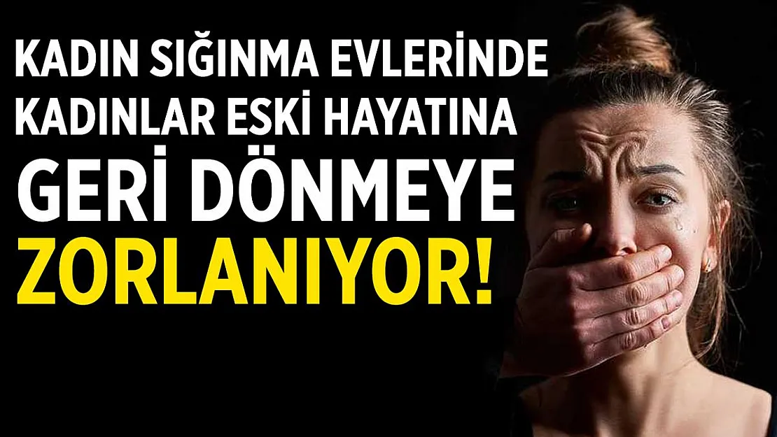 Kadın Sığınma Evlerinde kadınlar eski hayatına geri dönmeye zorlanıyor!