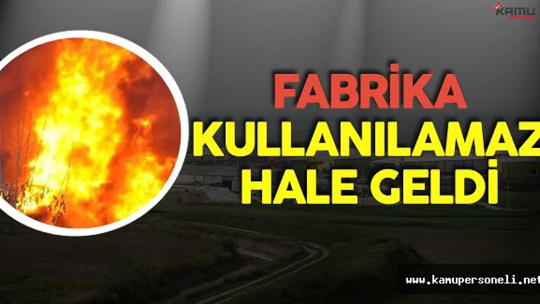 Kadirli Organize Sanayi Bölgesinde Yangın Paniği!