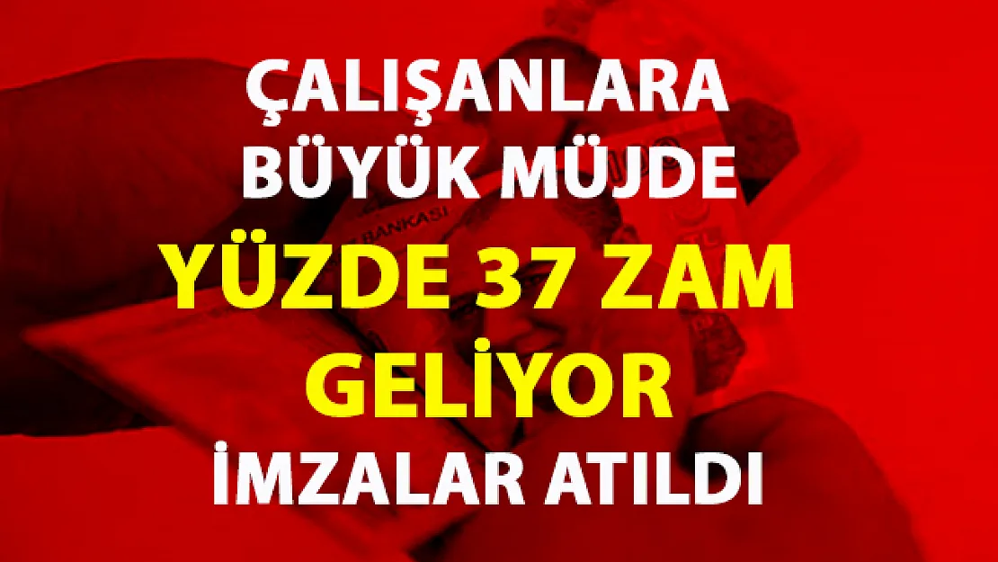 Kadroya geçenlere zam müjdesi! Taşeron İşçilere yüzde 37 zam geliyor!..