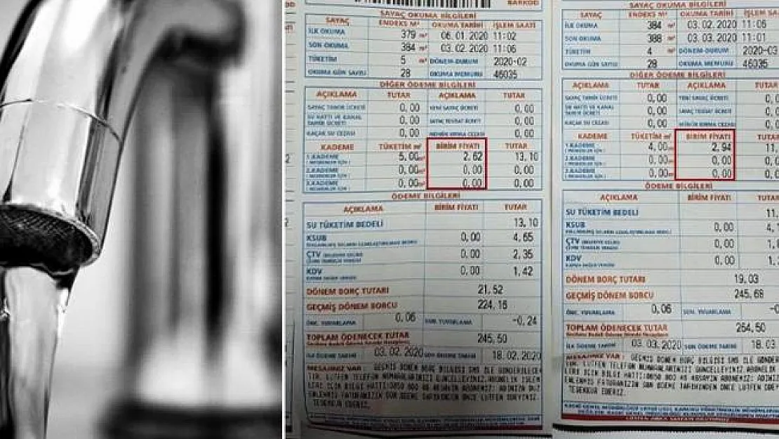 Kahramanmaraş Belediyesi bu zamanda suya zam yaptı!