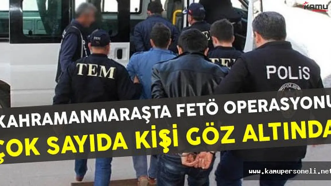 Kahramanmaraş'ta Belediye İdarecilerine Operasyon