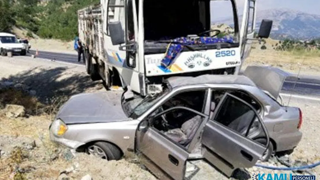 Kahramanmaraş'ta Trafik Kazası! Kahramanmaraş'ta Polis Memuru Trafik Kazasında Hayatını Kaybetti