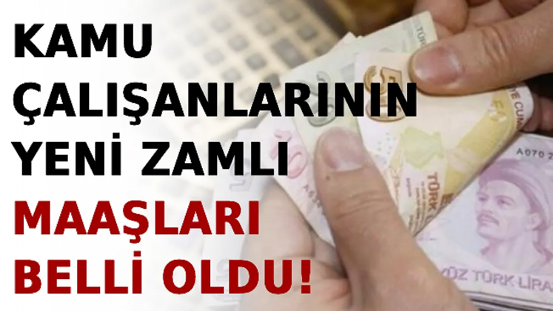 Kamu Çalışanlarının Yeni Zamlı Maaşları Belli Oldu!