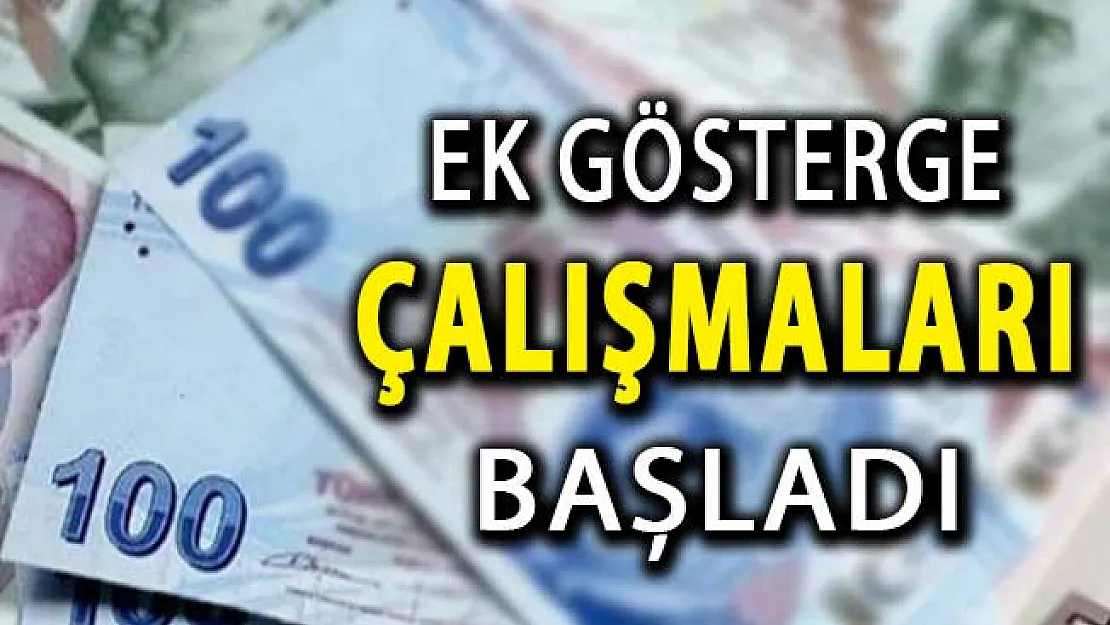 Kamu Personeline 3600 Ek Gösterge İçin Çalışmalara Başlandı