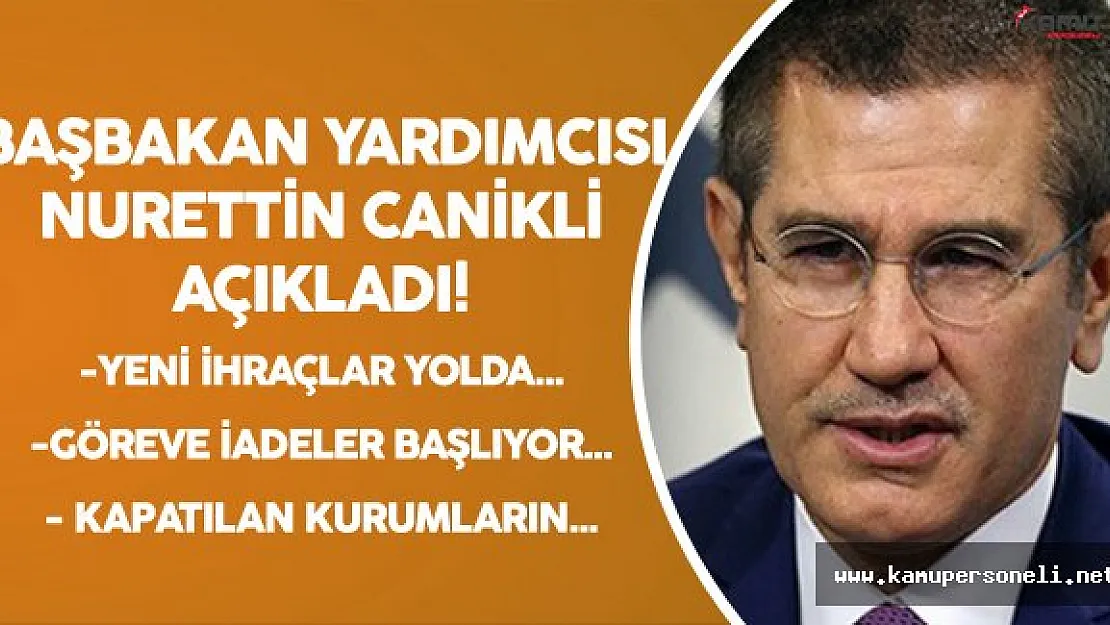 Kamudan Yeni İhraçlar ve Göreve İadeler için KHK Yolda