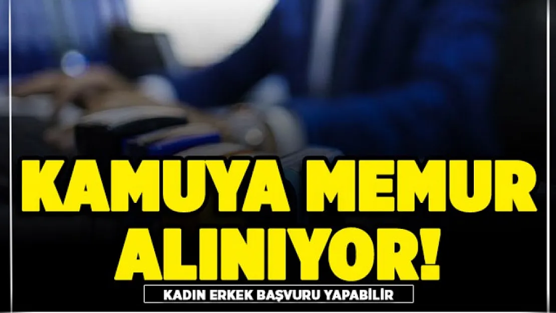 Kamuya çok sayıda kadın erkek memur alınıyor! Başvuru şekli ve şartlar açıklandı