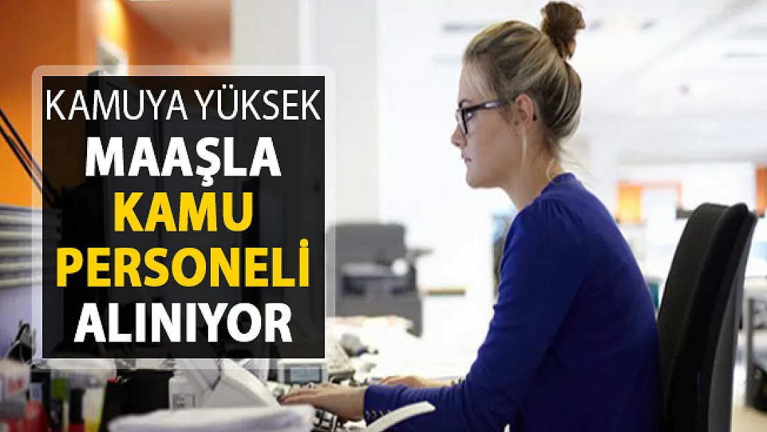 Kamuya Yüksek Maaşla Kamu Personeli Alımı Yapılıyor