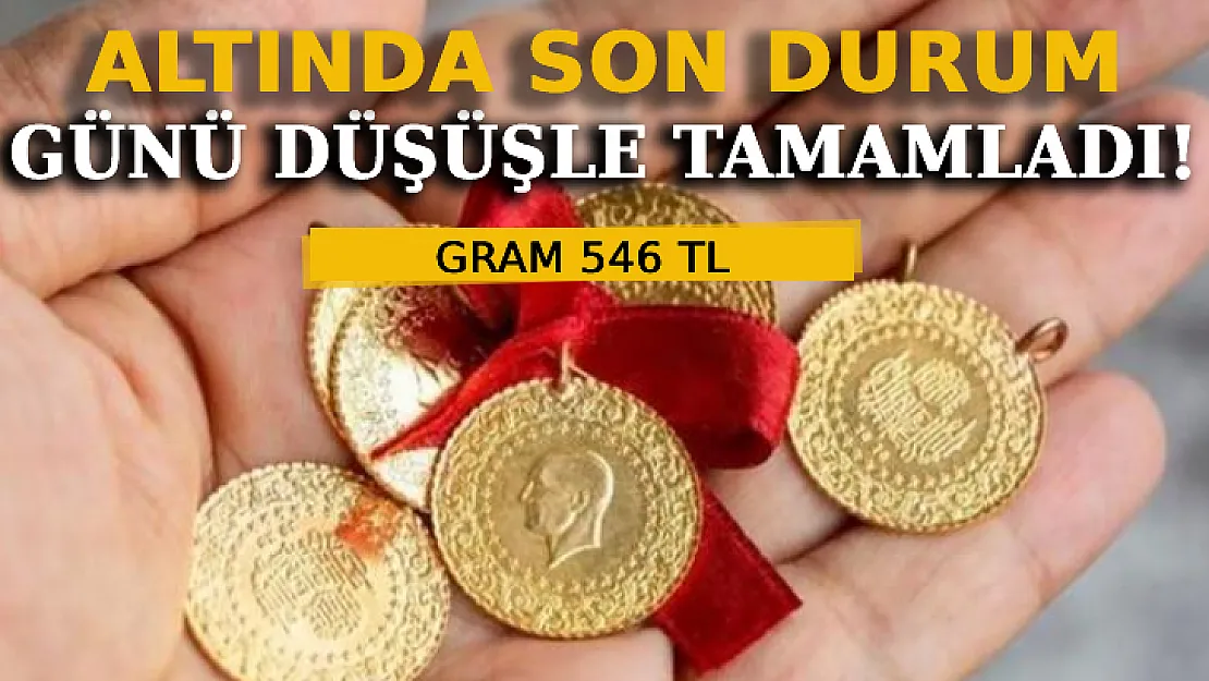 Kapalıçarşı'da Altın Günü Düşüşle Tamamladı!
