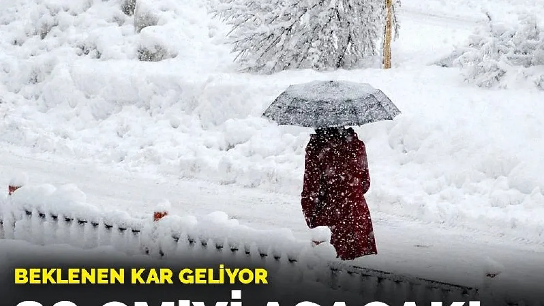 Kar bu sefer çok sert geliyor! 20 cm'yi bulacak: İşi olmayan evden çıkmasın.. İşte karın yağacağı illerin listesi