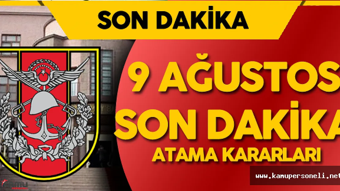 Kara, Deniz ve Hava Kuvvetleri Komutanlığı'na İlişkin Yeni Atama Kararları Resmi Gazete'de Yayımlandı