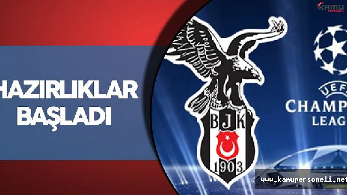 Kara Kartal Şampiyonlar Ligi Maçı Hazırlıklarına Başladı