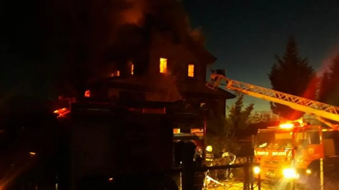 Karabük Safranbolu'da yangın alarmı