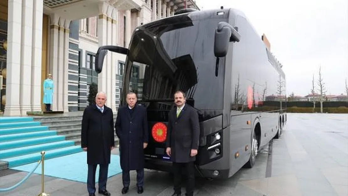 Katar Ortaklı BMC'den Cumhurbaşkanı Erdoğan'a Otobüs Hediye Edildi!