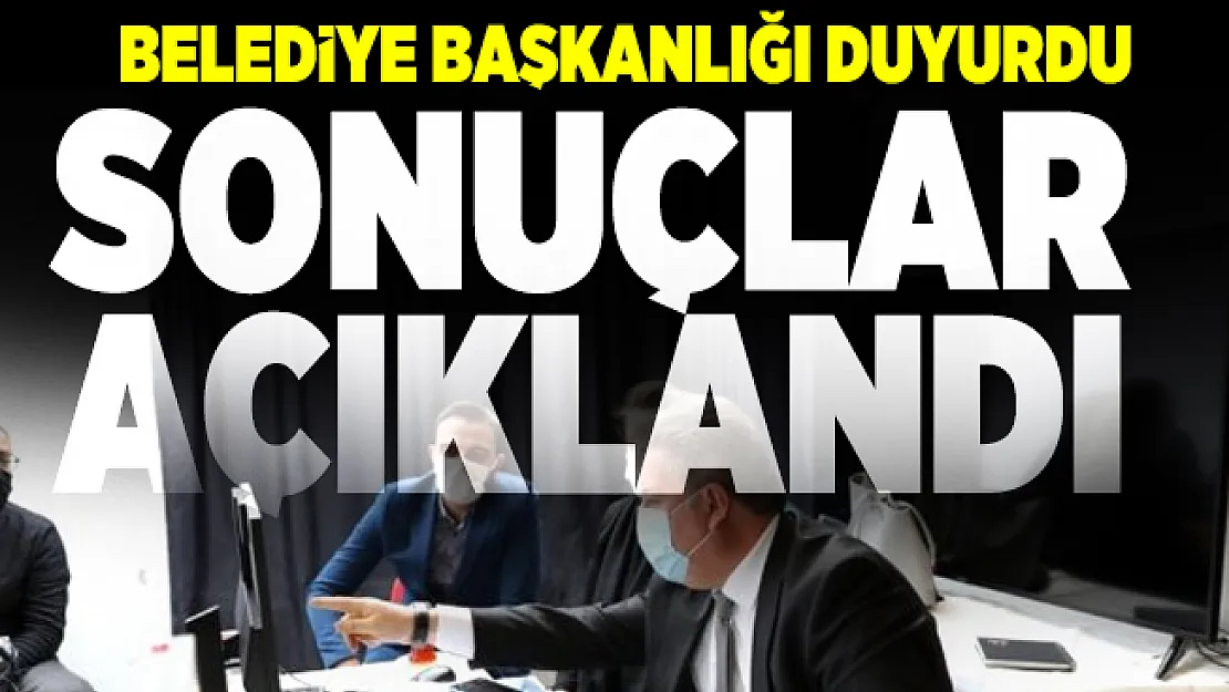 Kayseri İli Melikgazi Belediye Başkanlığı duyurdu! Yarışma sonuçları açıklandı