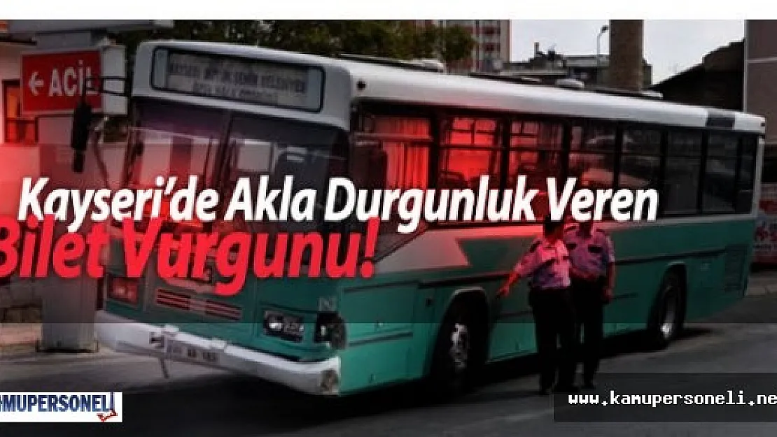 Kayseri'de 1 Milyon TL'lik Otobüs Kartı Dolandırıcılığı